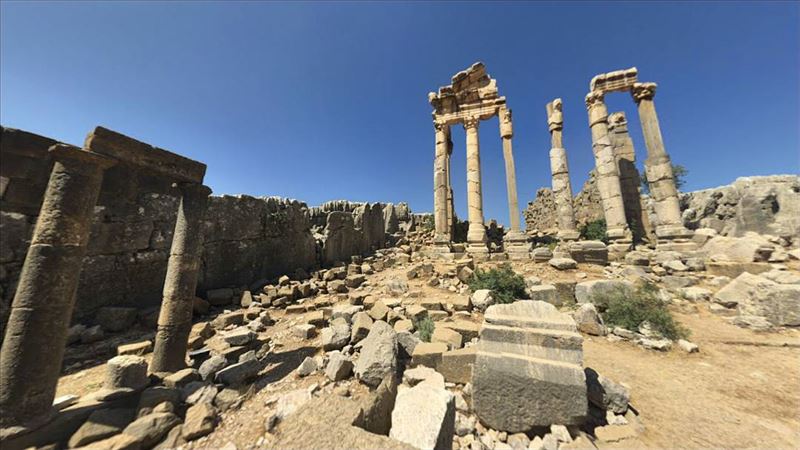 Temple of Adonis, Faqra, LebanonIt is believed that Romans used Faqra as... (Faqra Ruins)