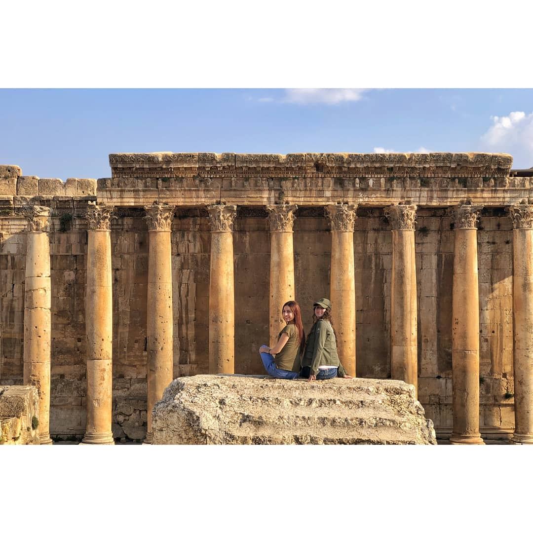 Temple of Bacchus! livelovelebanon  livelovebaalbeck  lebanonadventure ... (Baalbek, Lebanon)