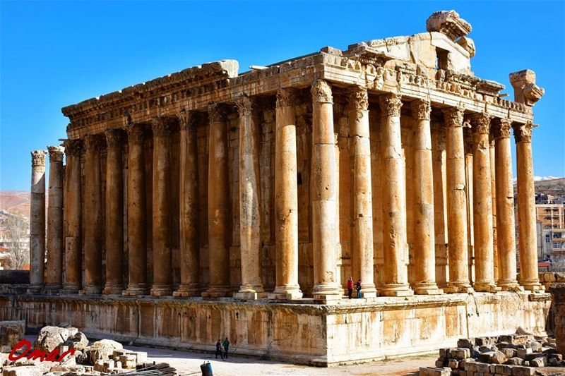 Temple of Bacchus one of the best preserved and grandest Roman temple... (Baalbek, Lebanon)