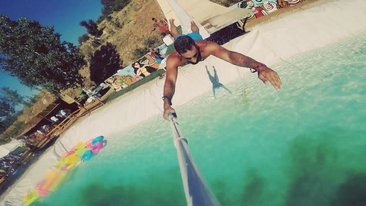 That's how u do it  waterslide  slide  toboggan ... gopro yallagopro... (The Field Lebanon)
