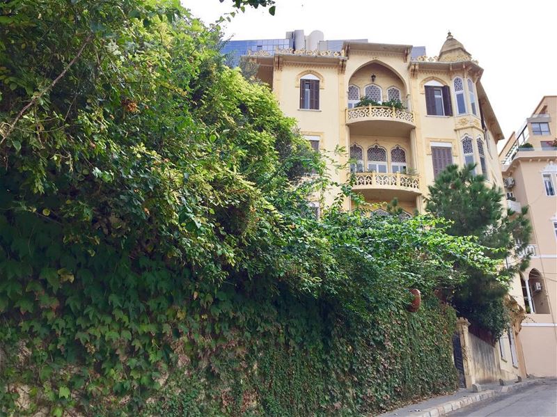 The beauty of Beirut ❤️  Beirut  old houses  architecture  green  lebanon ... (Clemenceau)