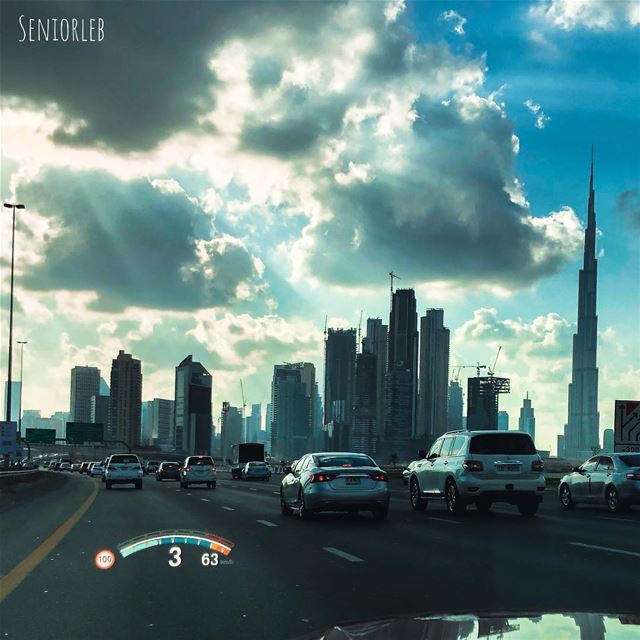 The best things happen unexpectedly. While you driving and you see such a... (Burj Khalifa)