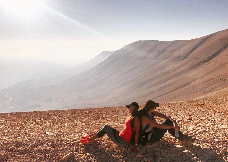 The best view comes after the hardest climb🏔🐺 hiking livelovehiking... (Qurnat as Sawda')