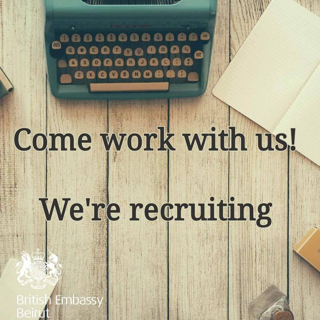 The British Embassy in Beirut is seeking an individual for the position of...