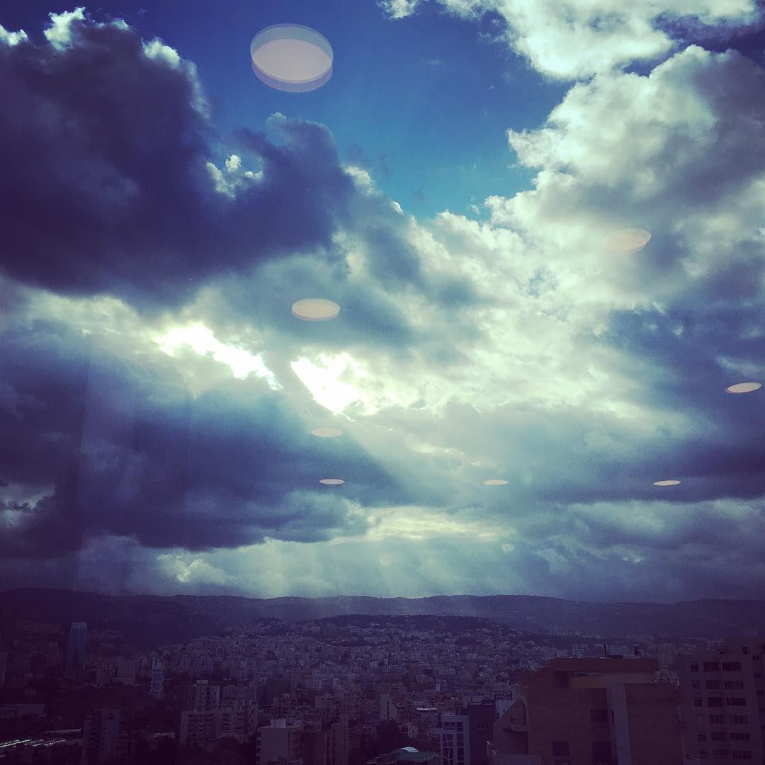 The Calm Before The Storm ⛈. beirut  lebanon  sky  travel  natgeotravel ... (Beirut, Lebanon)
