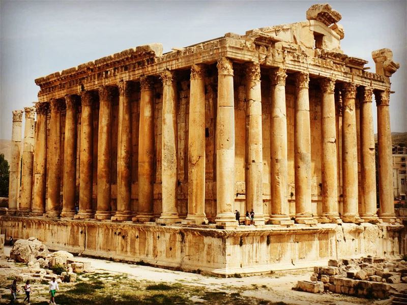 🌞 The city of the Sun 🌞 baalbek  heliopolis  templeofbacchus  ruins ... (Temple of Bacchus)