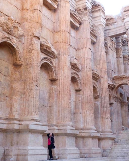 The columns of the Bacchus temple in Baalbek, Lebanon, are so impressive! � (Baalbek, Lebanon)