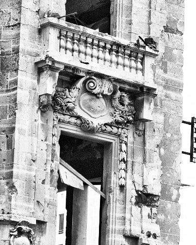 The details at L'orient newspaper building. It was one of the most... (Beirut, Lebanon)