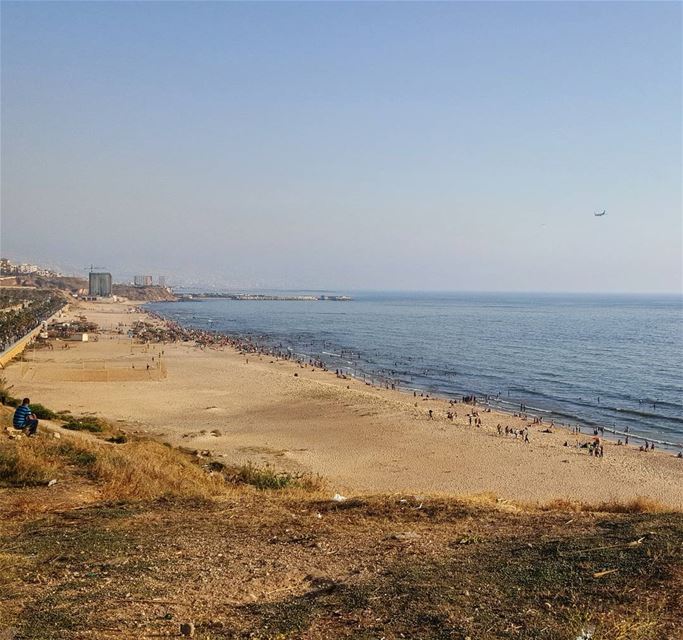 The Eventual Refuge.. Beach !!🌊 beirut ................... (Ramlet Al Bayda Public Beach)