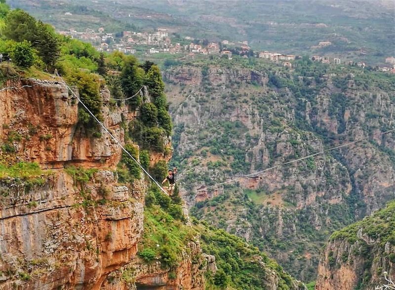 The first edition of Lebanon's highline festival, hosted in the kadisha...