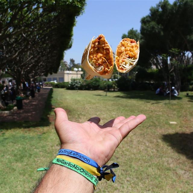 The flying  tacomambo !!! 🌯• lebanon  beirut  foodie  foodporn  ... (Souk el Akel)