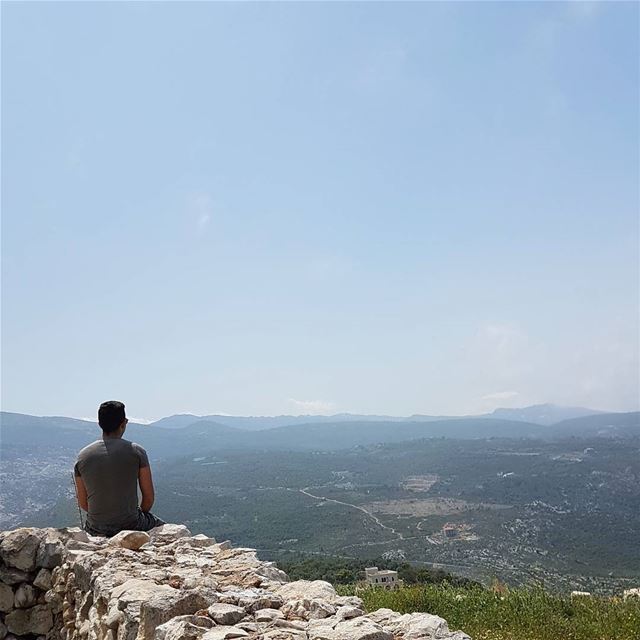 The hardest prison to escape is in your mind ⛰By @catkhoury mountains ... (Rechdibbîne, Liban-Nord, Lebanon)
