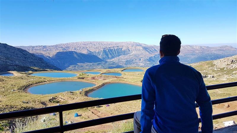 The lake and the mountains have become my landscape.⛰⛰⛰ Photo credits @zaki (Akoura, Mont-Liban, Lebanon)