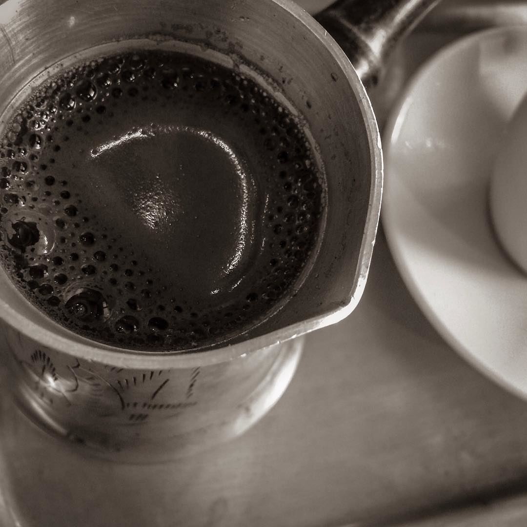 The Lebanese Way.. coffee  cafe  coffeeholic  coffeetable  coffeelover ... (قهوة الفرنج / Kahwet Al Franj)