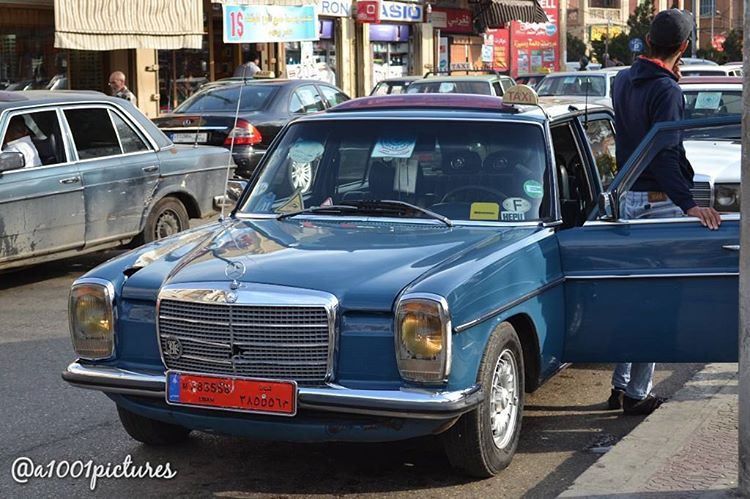 The one and only, Lebanon's taxi, the classic Mercedes Benz !....... (Tripoli, Lebanon)