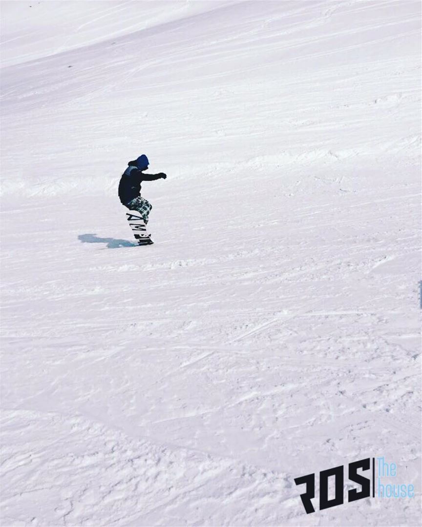 The original Mr. Buttersworth himself, @ronyaouad cruising down the... (Mzaar Ski Resort)
