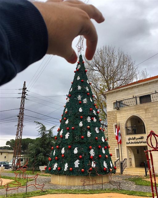 The perfect Christmas 🎄? All Christmas trees are perfect 👌🏻 ... (Bologne, Mont-Liban, Lebanon)