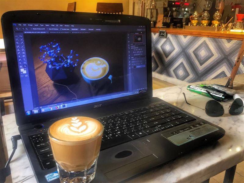 The relationship between a perfect cup of coffee and a photographer is... (Caffeine Kuwait)