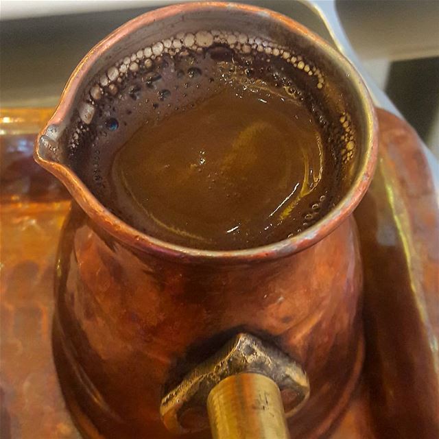 The smell of coffee in the morning is essential to fully wake up ☕... (Tripoli, Lebanon)