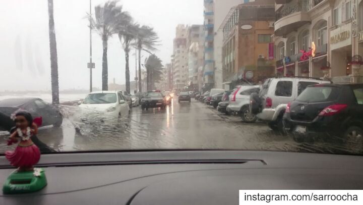 The storm at  Sour ☁  takenbyme  ptk_Lebanon  visitlebanon ... (Tyre, Lebanon)