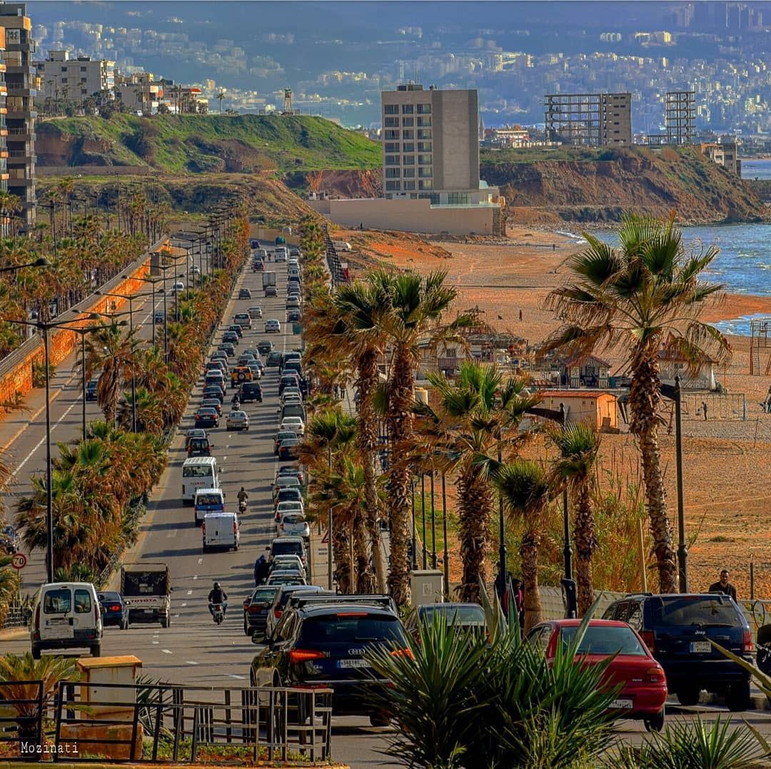 The traffic is so slow today that I read two books, ate lunch, dinner,... (Beirut, Lebanon)