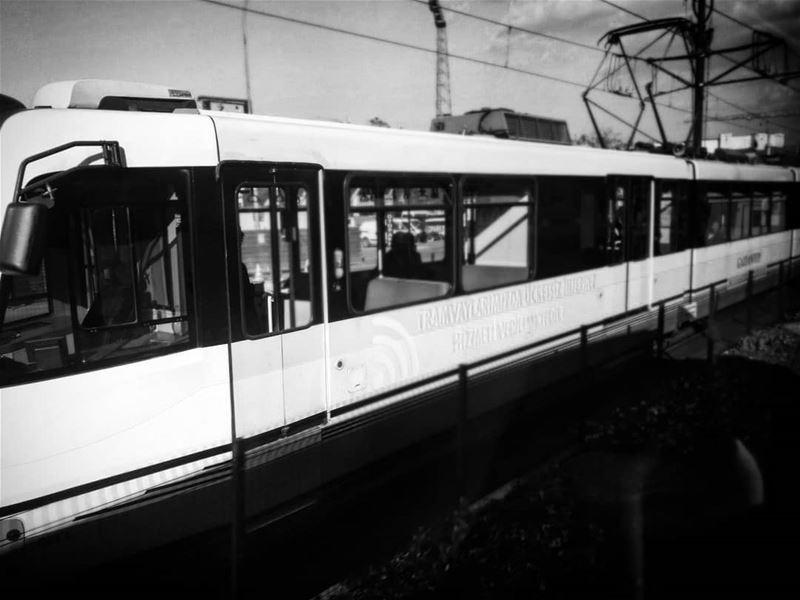 The tram -  ichalhoub in  Turkey shooting with a mobile phone...... ...
