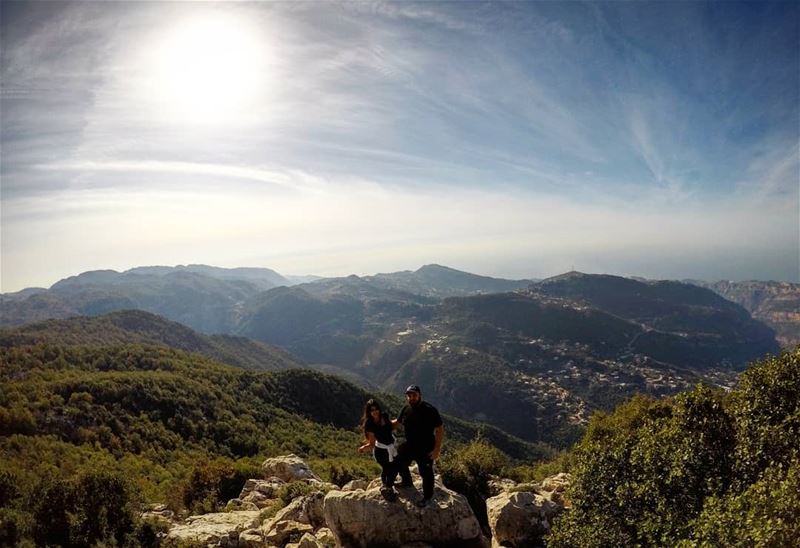The View Is Always Amazing From The Top 😎📸 By: @rene_gemayel Autumn ... (Jabal Moussa Biosphere Reserve)
