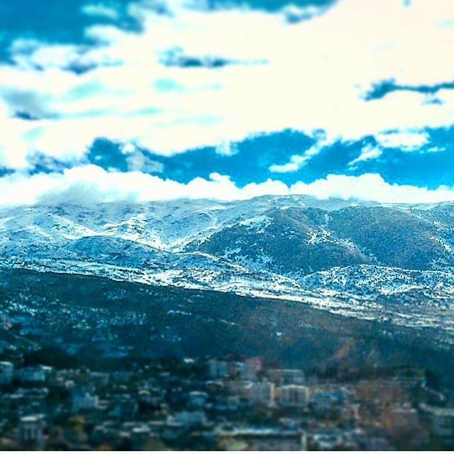 The White Lebanon🏔 photography  landscape  nature  snow  firstsnow ...