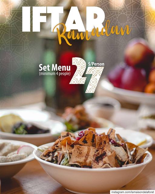 This holy month, savor a mouthwatering  Iftar with  Ramadan specialties...