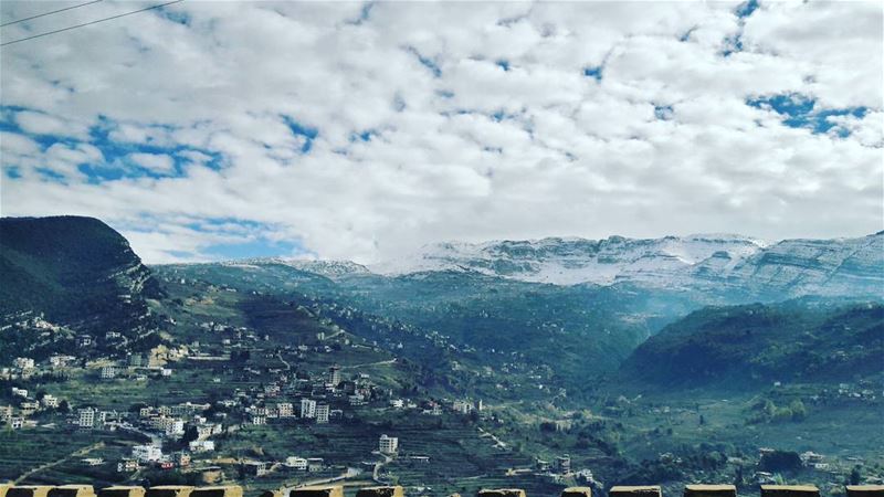 This is a view 😍 Lebanon  Lebanese   Dannieh  village   landscape ... (بخعون الضنية)