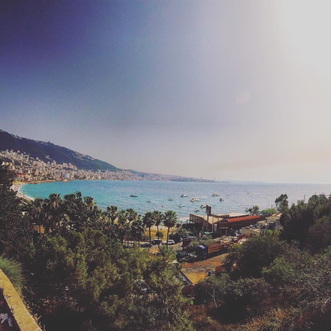 This is not Rio ... its Jounieh Bay 🇱🇧☮️ lebanon  lebanon_hdr  gopro ... (Bay Of Jounieh)
