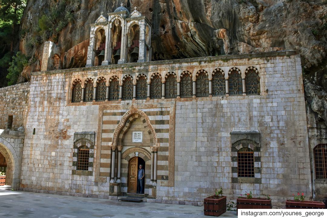 This is the facade of the church of Mar Antonios Kozhaya in North Lebanon....