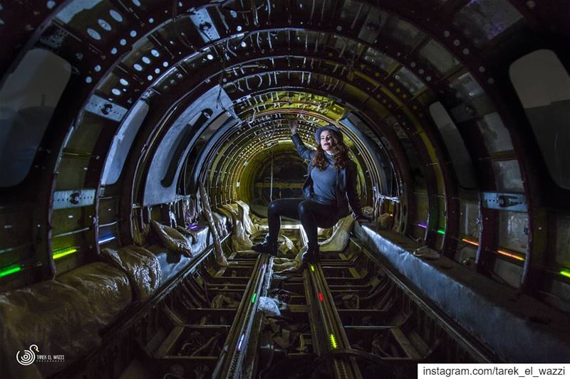 This was taken inside a small abandoned cargo plane in Lebanon.Thank you...
