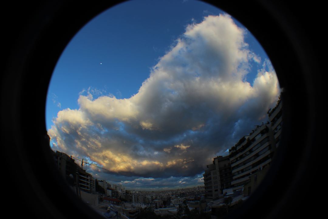  thismorning  sky  cloud  clouds  winter  automne  day  outdoor  beirut ... (Hazmieh)