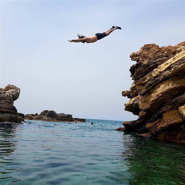 Those Who Don't Jump Will Never Fly💦   m_illusion  igpodium  shotaward ... (Kfarabida Batroun)