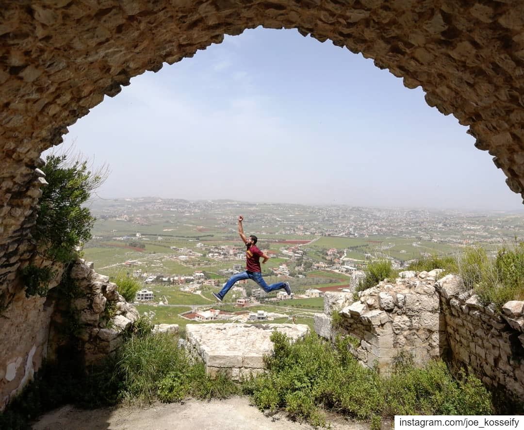 Those Who Never Jump, Will Never Fly 🏃‍♂️ (Beaufort Castle, Lebanon)