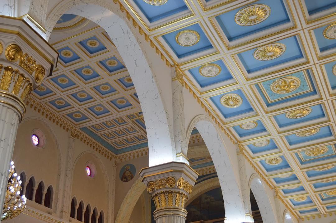 Through the Details.. wheremyshoeslead. Church  Ceiling  Architecture ... (Bsharri, Lebanon)