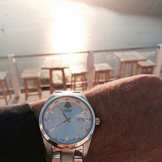  throwback to a  beautiful  sunset in  Lebanon with  10452dna  watch... (Tyre, Lebanon)
