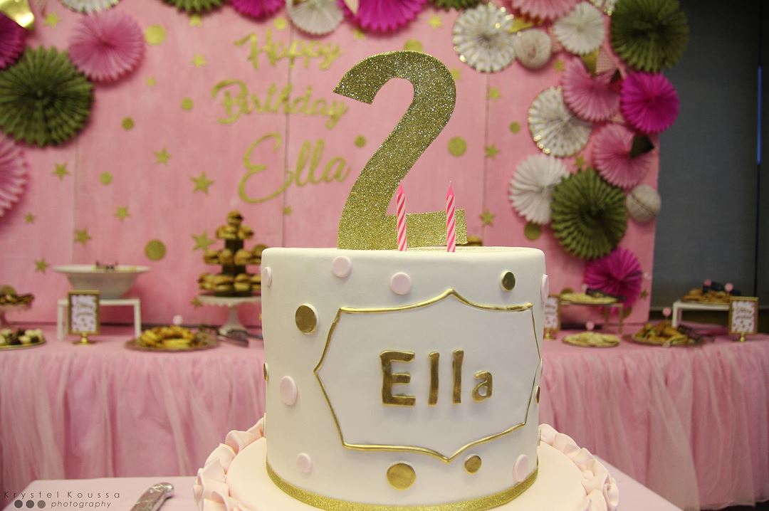 Throwback to Ella's Royal Gold, Pink & White Birthday! 👑💖🎉 Book your... (Jeita Country Club)