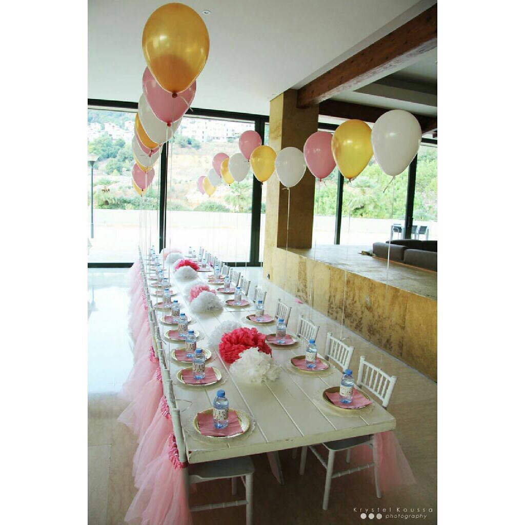 Throwback to Ella's Royal Gold, Pink & White Birthday! 👑💖🎉 Book your... (Jeita Country Club)
