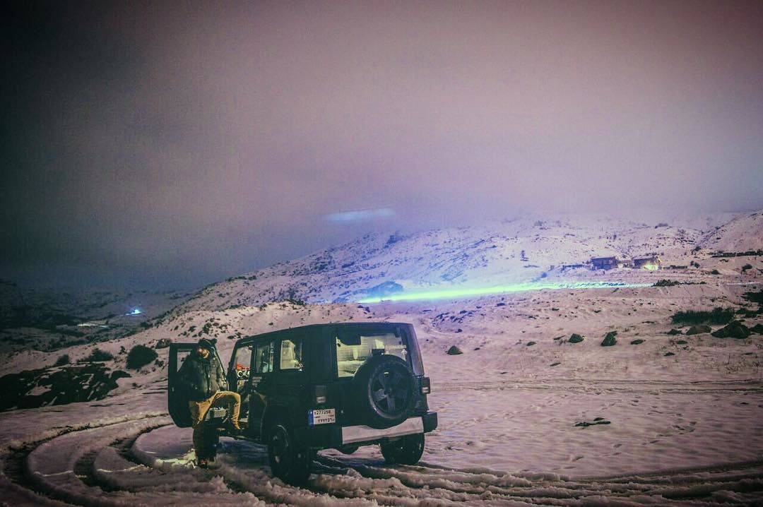 Throwback to when it snowed!Photo credit to @elieggemayel  tb🔙  sanine ... (Mount Sannine)