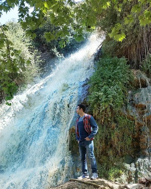 Time is like a waterfall. You cannot touch the same water twice, because... (Ouyoun El Samak)
