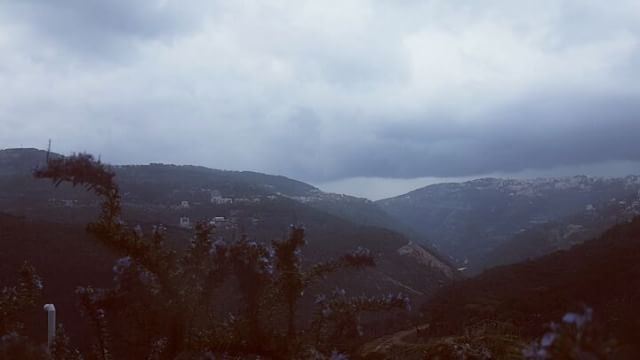 Time lapse from my window  timelapse  video  tripod  phone ... (Broumana Lebanon)