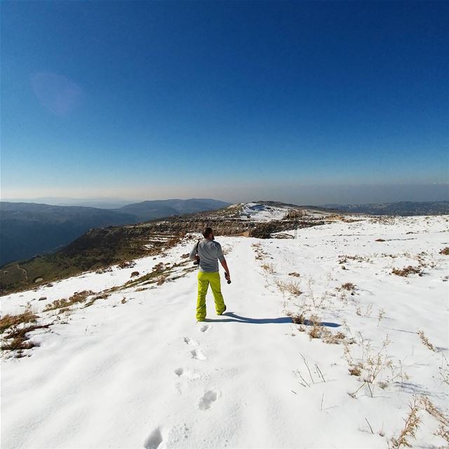 Time to follow the snow ❄Join us in our hike to Jabal Moussa on January...