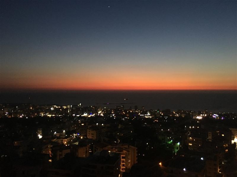 Today’s Sunset  sunset  sunset_pics  sunsetart  sunsetaroundtheworld ... (Saïda, Al Janub, Lebanon)