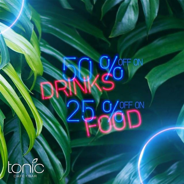 @toniccafebar -  We want you to come happy and leave happier!Join us... (Tonic Café Bar)