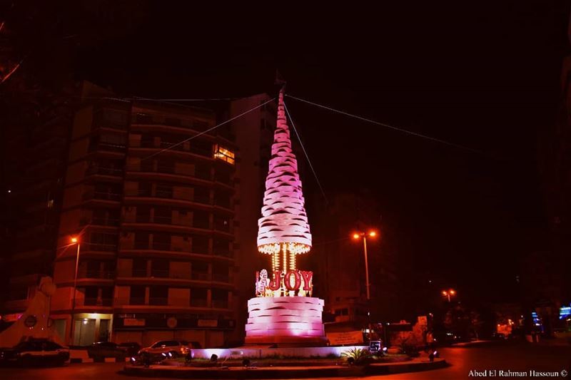 Tripoli's Christmas tree Tripoli  TripoliLB   LiveLoveTripoli   طرابلس ... (Tripoli, Lebanon)