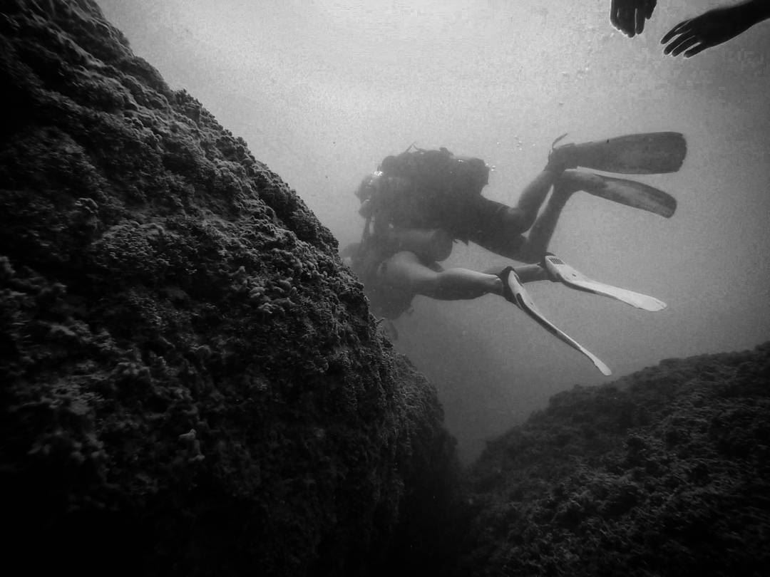 Try to catch divers -  ichalhoub in  Batroun north  Lebanon shooting with...