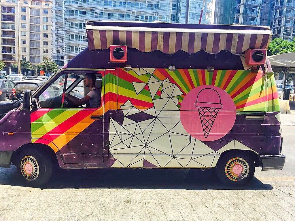 @uber_lebanon is fulfilling everyone's ice cream craving today from 1pm to... (Downtown Beirut)