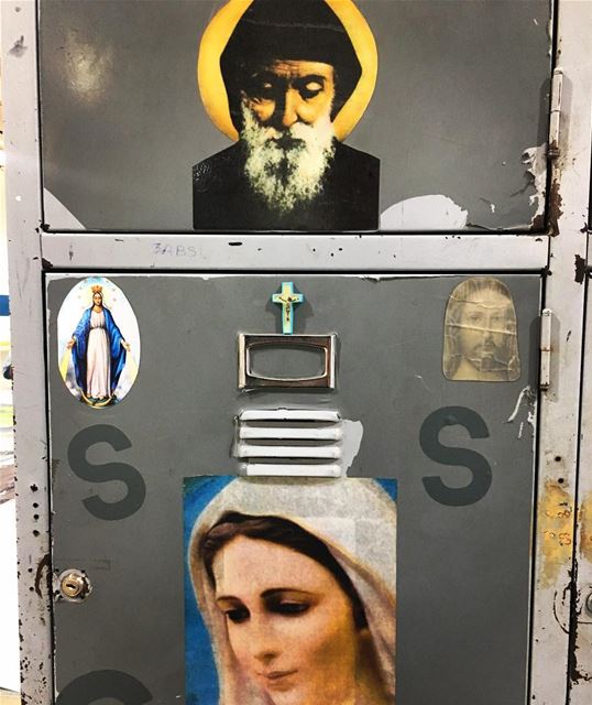 un-revealing locker  religion  lock  privacy  middleeast  christianity ... (Beirut, Lebanon)